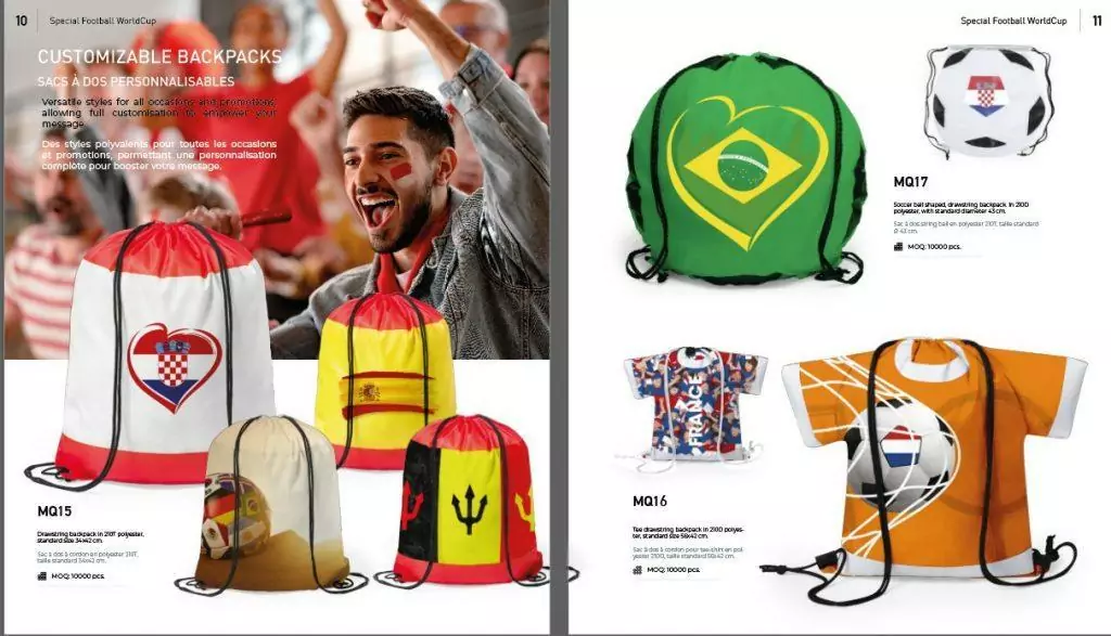 coupe du monde de football 2022 goodies et objets publicitaires7