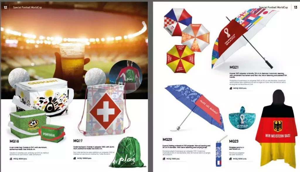 coupe du monde de football 2022 goodies et objets publicitaires7