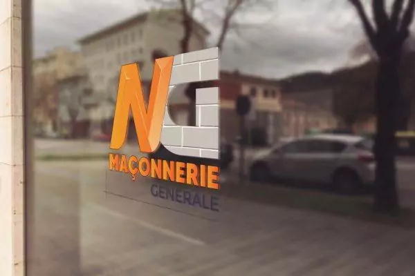 creation logo entreprise de maçonnerie