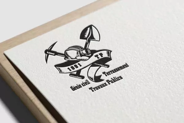 creation logo entreprise de terrassement