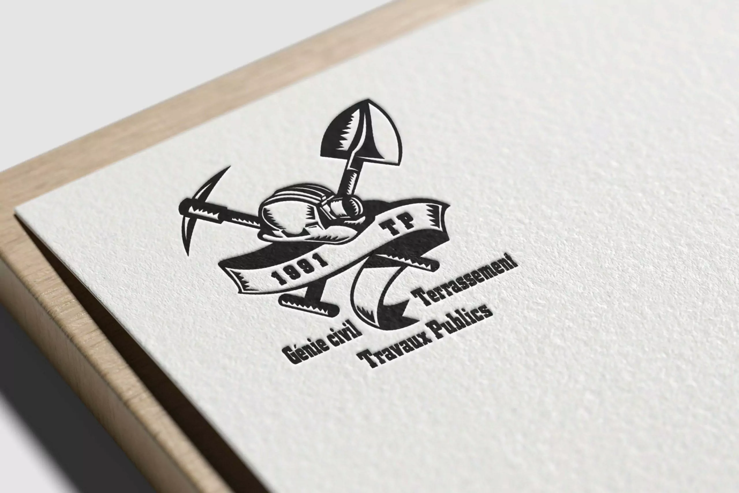creation logo entreprise de terrassement