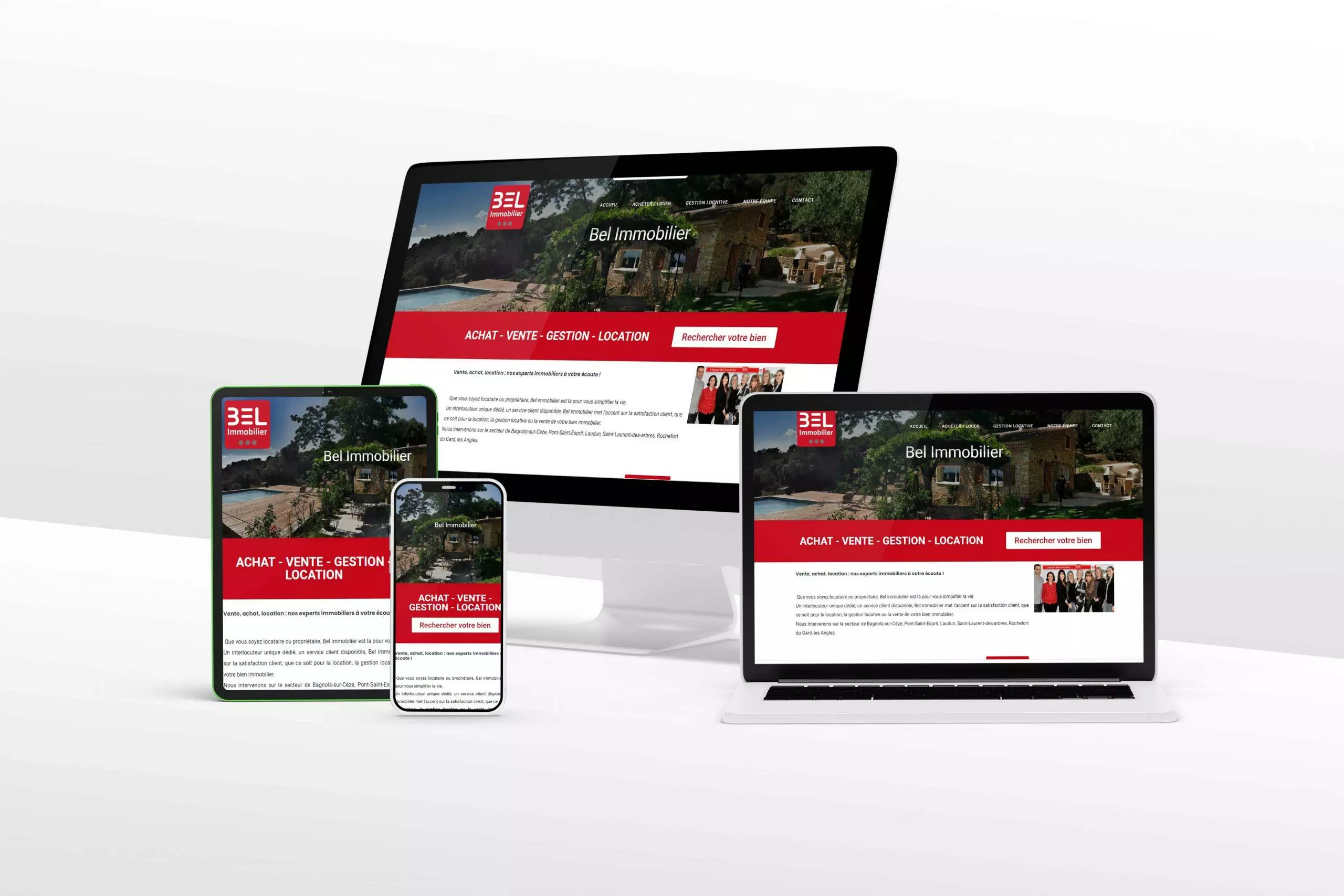 Création site internet pour agence immobilière