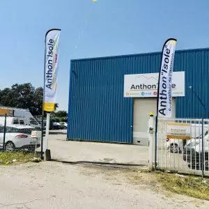drapeau publicitaire artisan