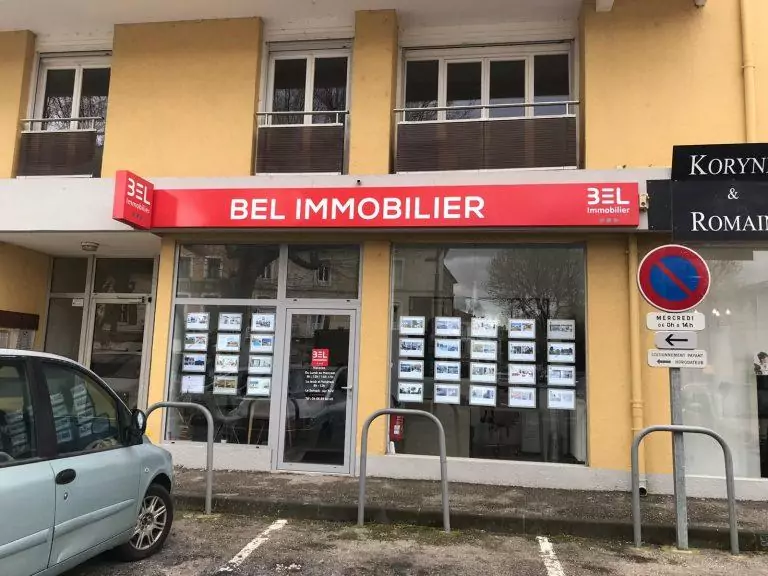 Enseigne lumineuse agence immobilière