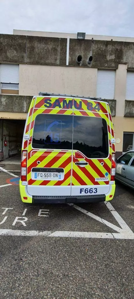 Flocage Ambulance, covering samu