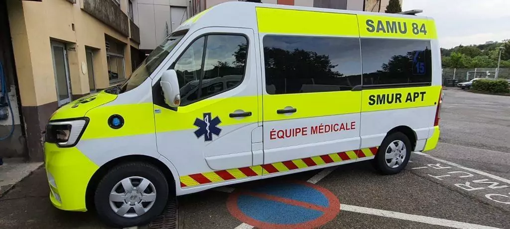 Flocage Ambulance, covering samu