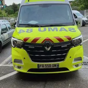 Flocage Ambulance, covering samu