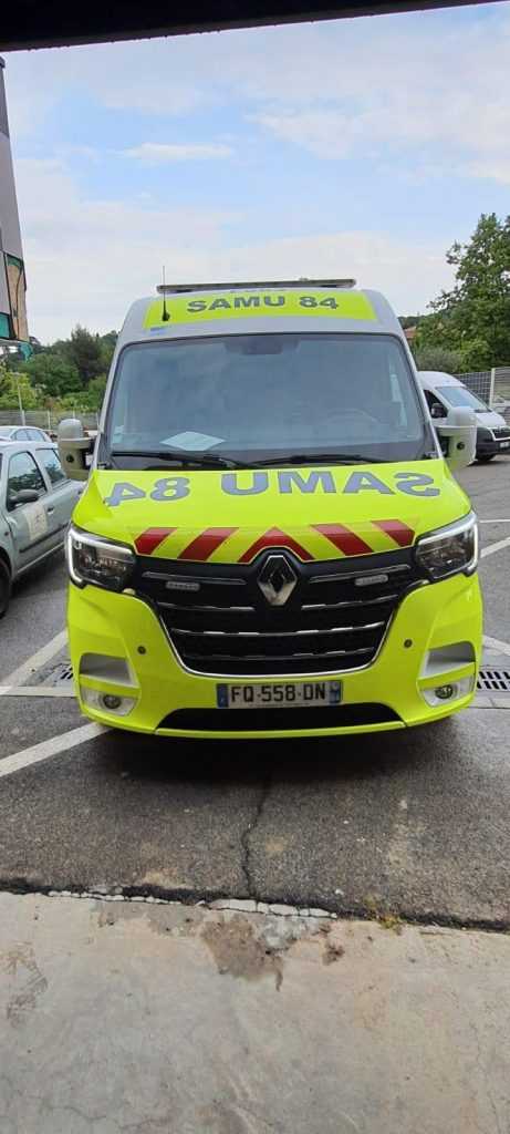 Flocage Ambulance, covering samu