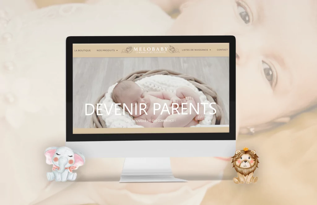 SITE INTERNET POUR MELOBABY