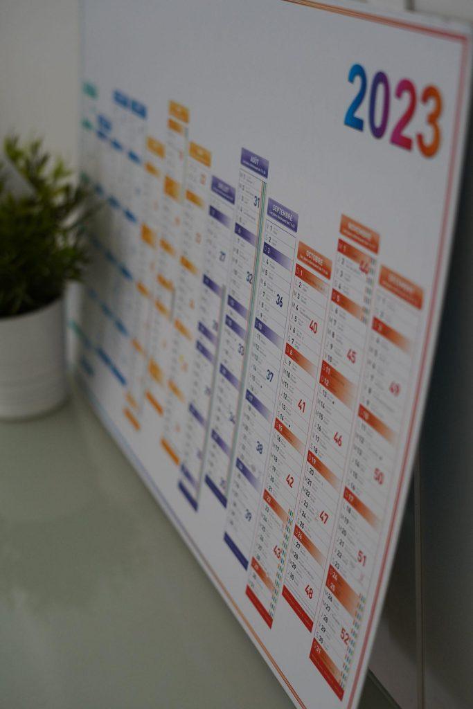 CALENDRIER PERSONNABLISABLE