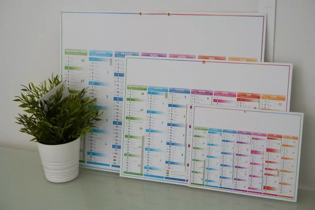 Calendrier personnalisable