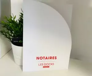 Pochette à rabat original de par sa forme mais qui reste sobre et élégante grâce à la simplicité du design