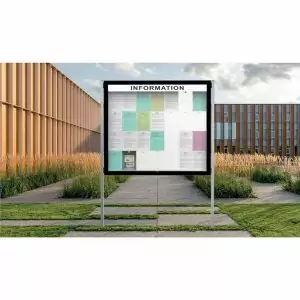 POrte affiche signaétique extérieure pour affichage