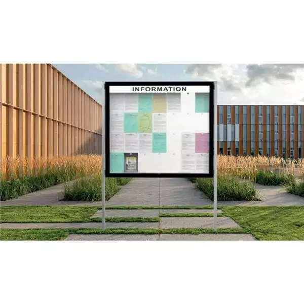 POrte affiche signaétique extérieure pour affichage
