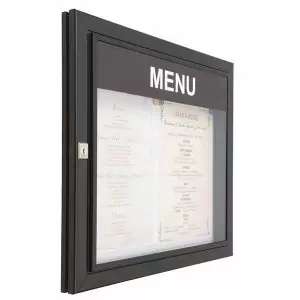 POrte affiche signaétique extérieure pour affichage