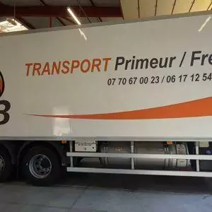 flocage camion poirds lourd