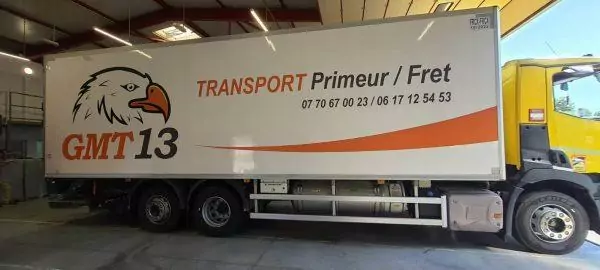 flocage camion poirds lourd