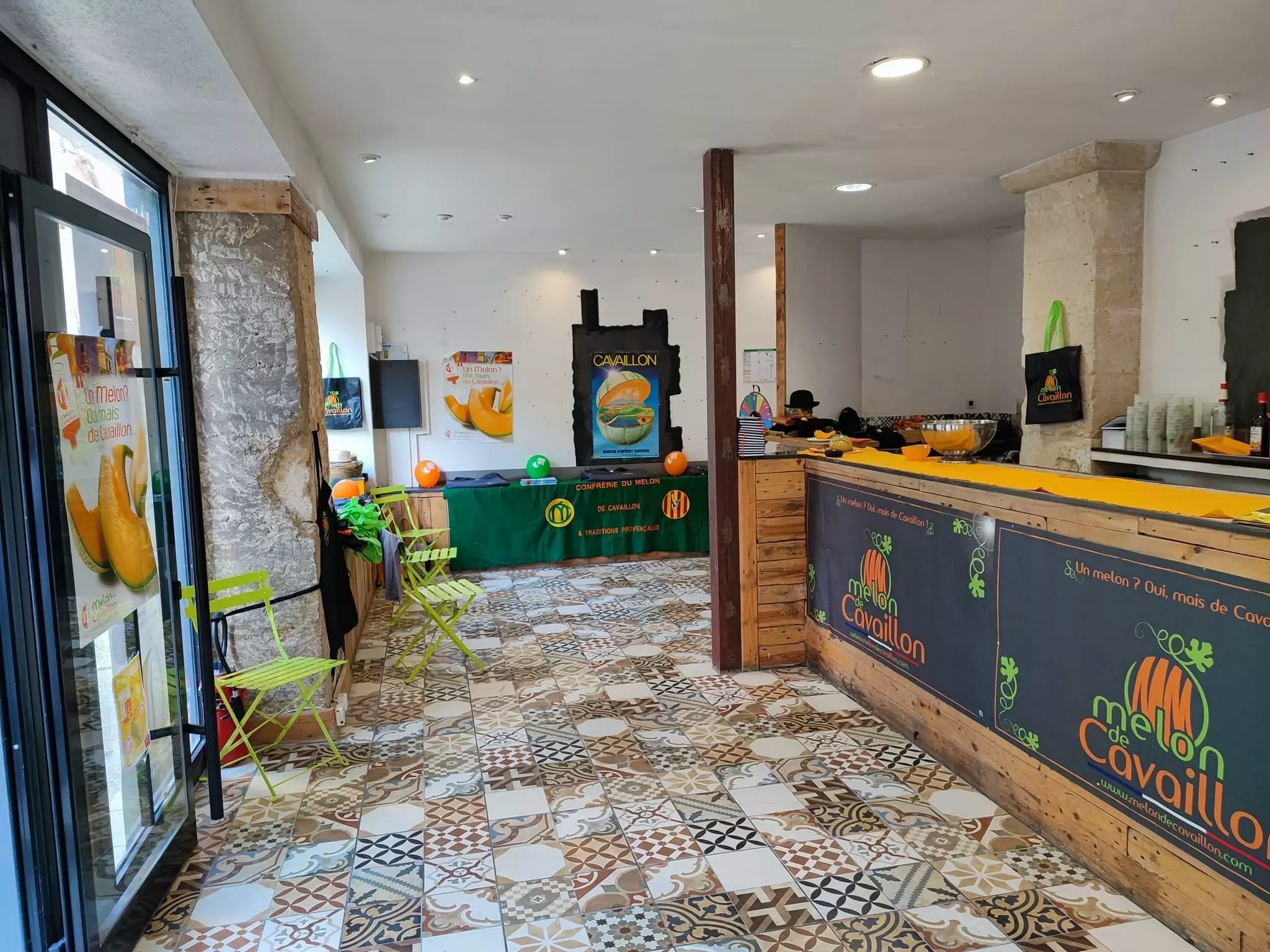 Réalisation d'enseigne pour des producteurs de melon du sud de la France