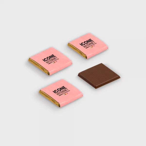 bonbon au chocolat chocolat personalisé icone bonbons publicitaire avignon_iconeinternet
