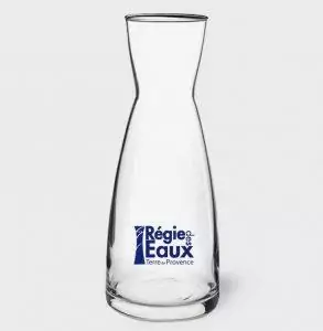 carafe eau personnalisée