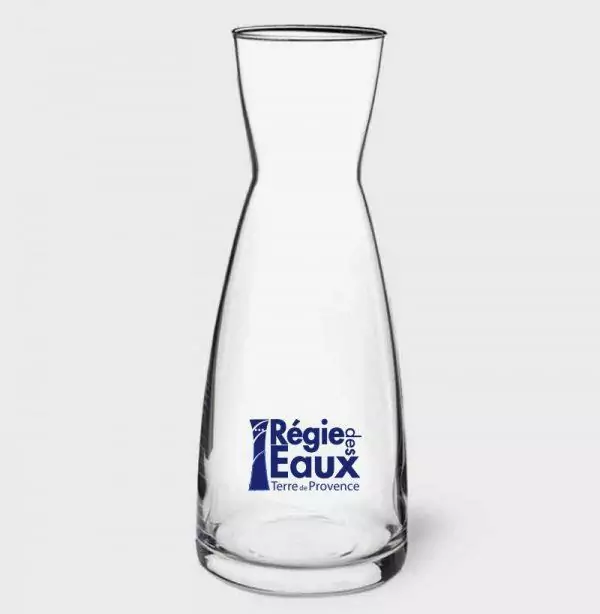carafe eau personnalisée