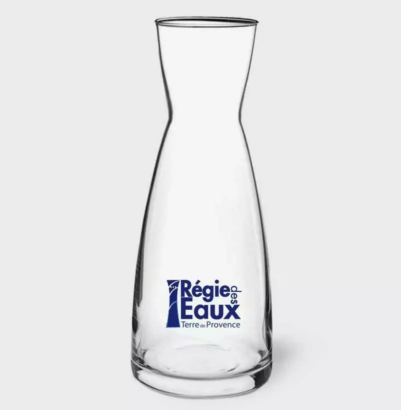 carafe eau personnalisée
