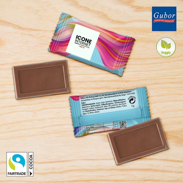 chocolat personalisé icone bonbons publicitaire