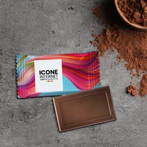 chocolat personalisé icone bonbons publicitaire