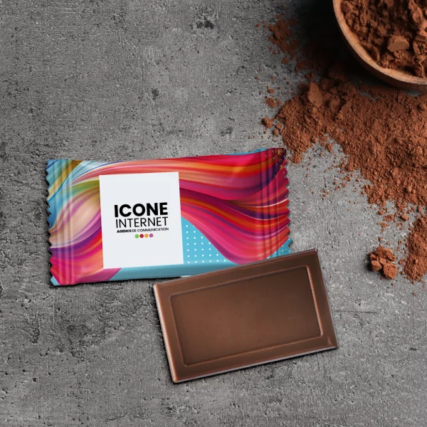 chocolat personalisé icone bonbons publicitaire