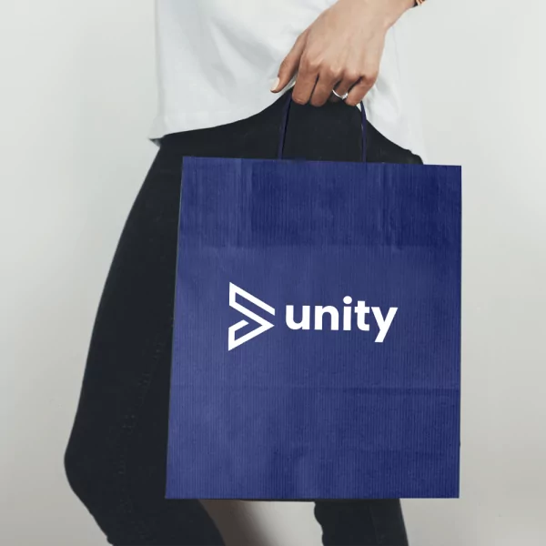 Sacs Kraft avec intérieur blanc Pasco