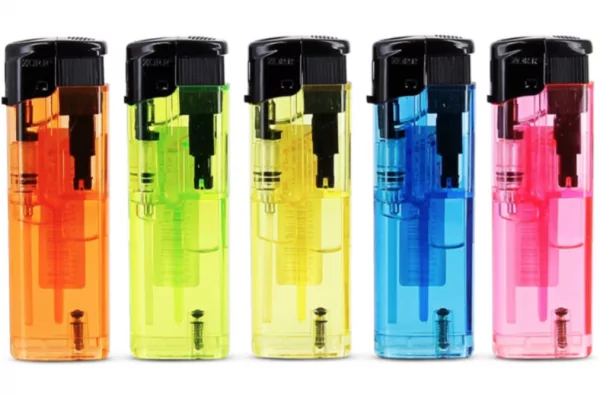 Briquet transparent électrique personnalisé