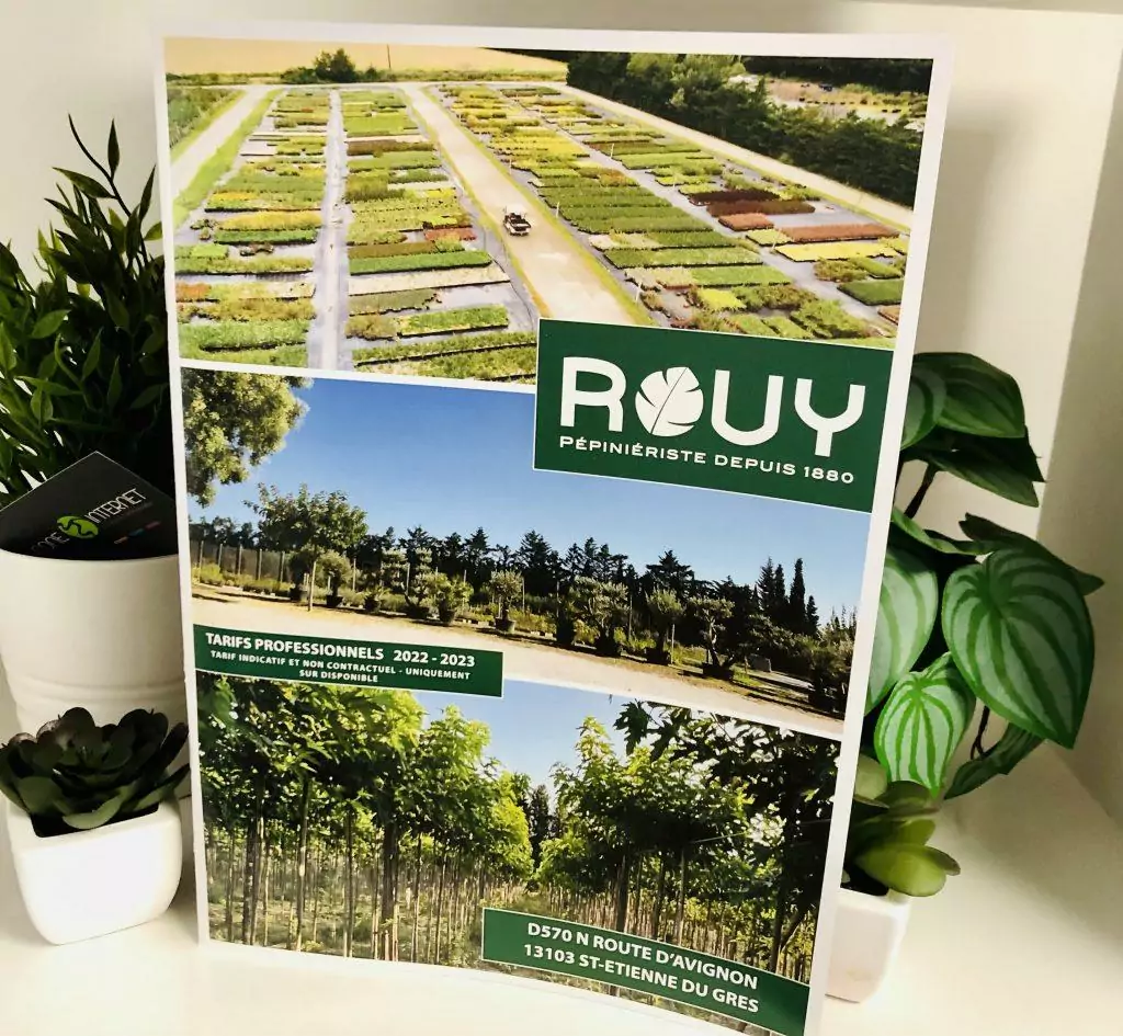 catalogue 65 pages avec couverture 250g