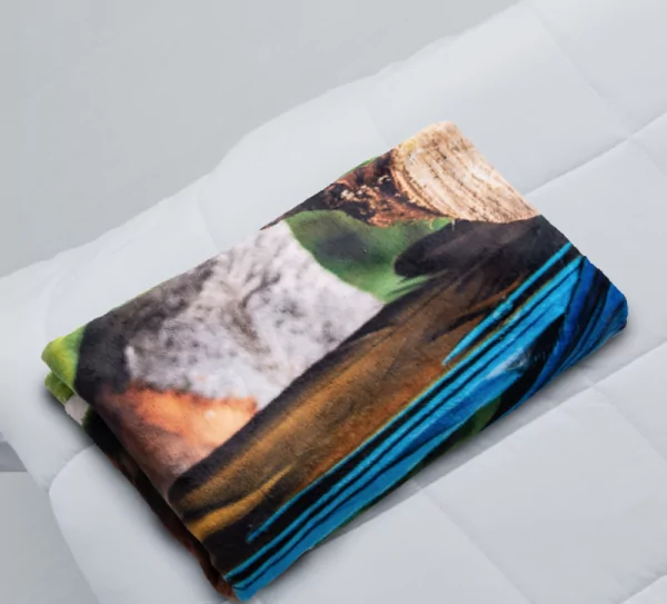 Couverture de lit personnalisable