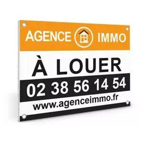 panneau agence immobiliere spécial extérieur