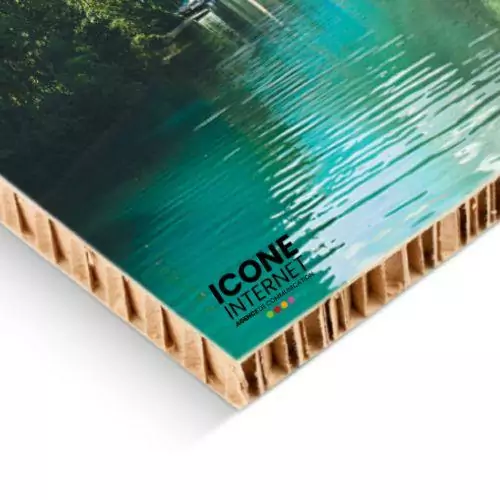 Panneau en carton ondulé recyclé