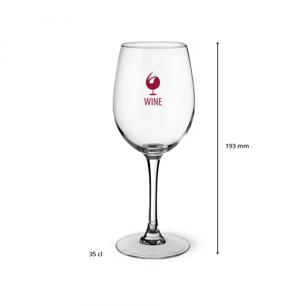 Verres à vin 35 cl courbes Muhen