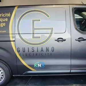 flocage covering camion electricien