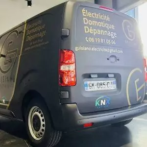 flocage covering camion electricien