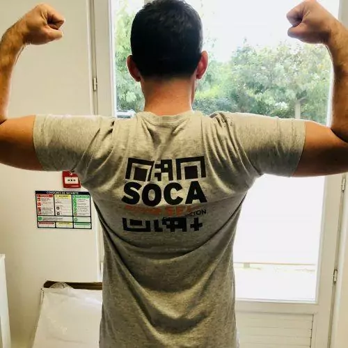 flocage tshirt artisan coeur dos