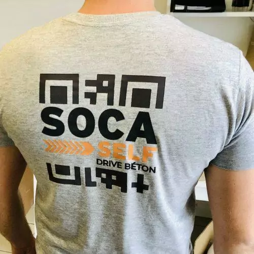 flocage tshirt artisan coeur dos