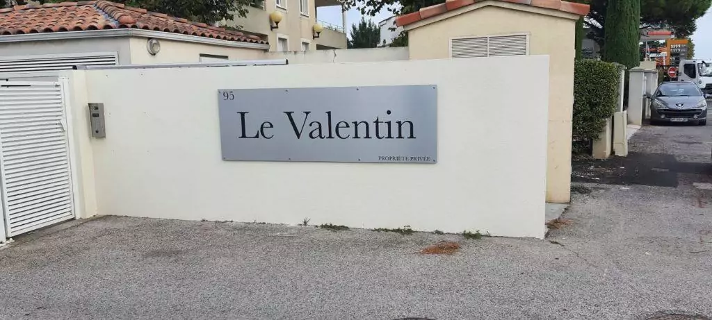 panneau enseigne alu laquée ral