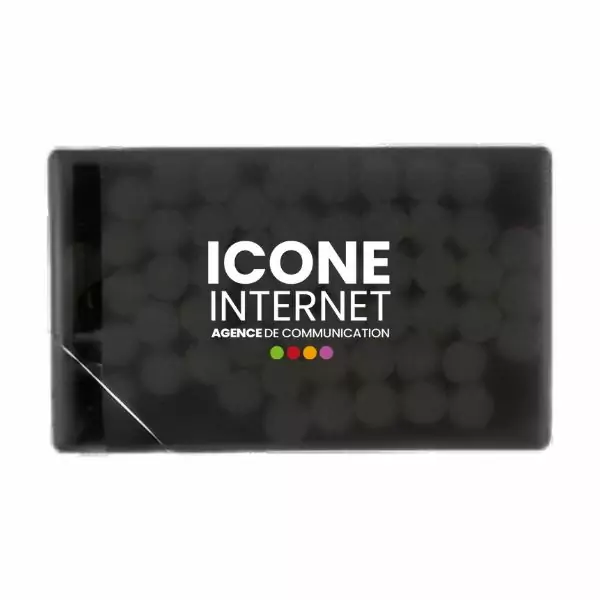Distributeur bonbons à la menthe personnalisé et publicitaire