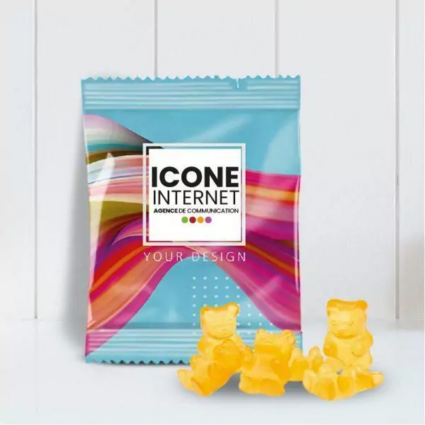 bonbon ourson miel personnalise alimentaire