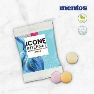 pastille mentos personnalise alimentaire