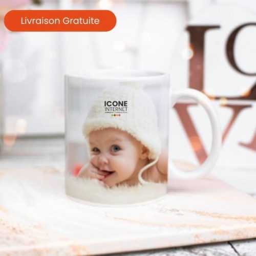 Mug Personnalisable Doré - Avec Votre Photo, Logo Ou Texte, Fait Main, Neuf, Idée Cadeau Unique