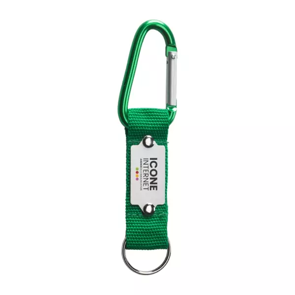 Porte-clés tissu personnalisé et publicitaire