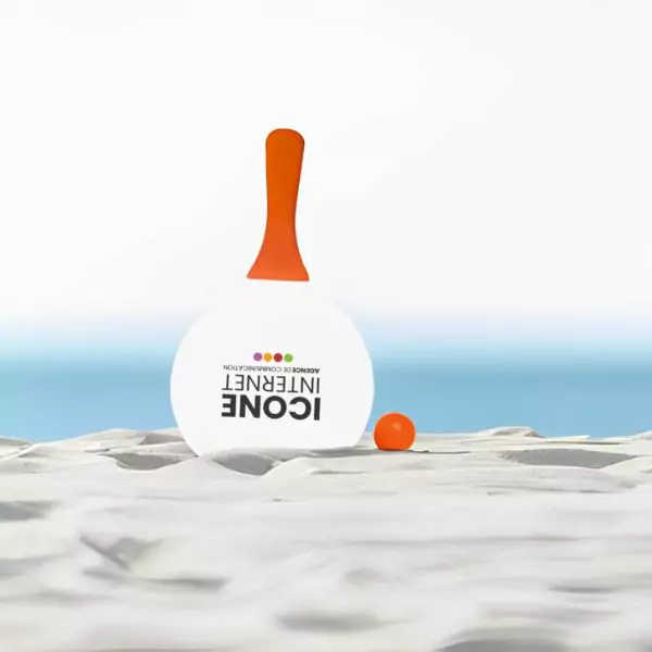 Raquettes de plage personnalisé et publicitaire