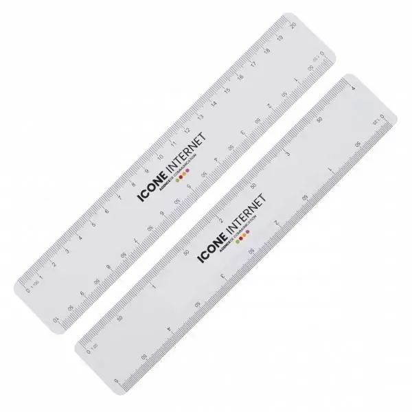 Règle 4 échelles 20 cm personnalisé et publicitaire