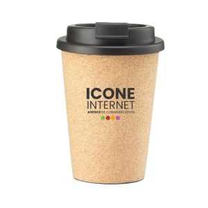 Tasses à café en liège personnalisée et publicitaire