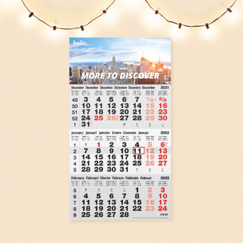 Calendrier mural personnalisée et publicitaire